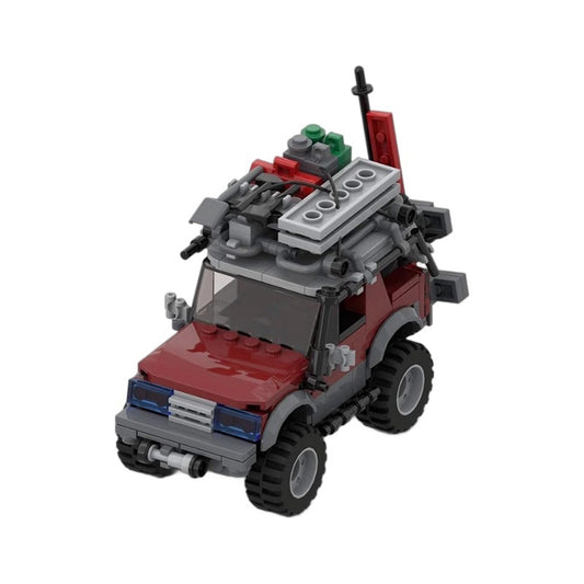 Compact Off-Road Expedition SUV Building Kit | 6-Stud Wide LEGO-Compatible MOC - 5