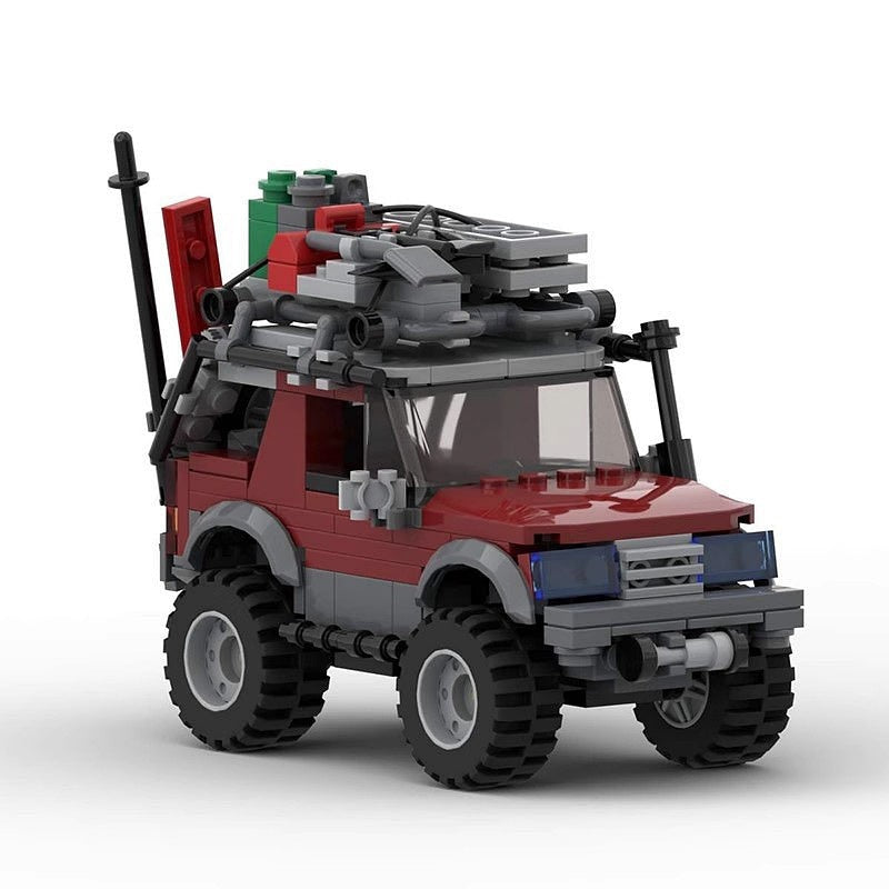 Compact Off-Road Expedition SUV MOC Building Kit | Adventure Vehicle Model - 5