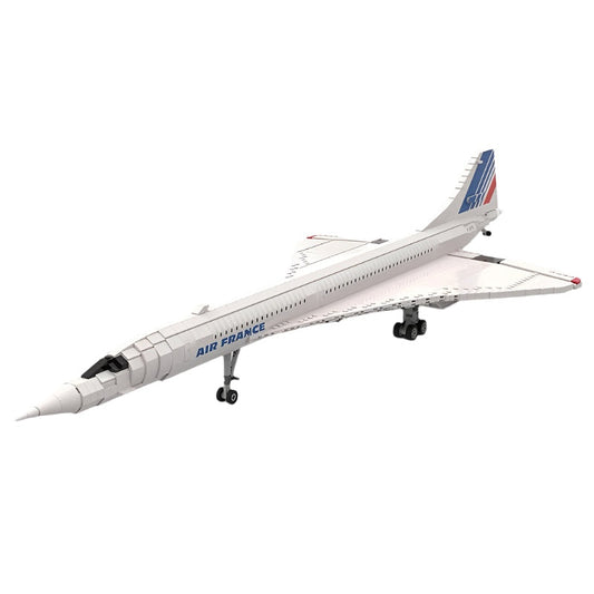 Concorde Aircraft MOC Building Kit | 1:72 Scale Supersonic Jet Model - 1
