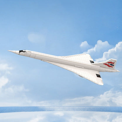 Concorde Tailless Aircraft MOC Building Kit | Supersonic Jet Model - 2