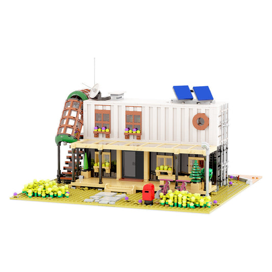 Container House II Building Kit | LEGO-Compatible MOC - 1