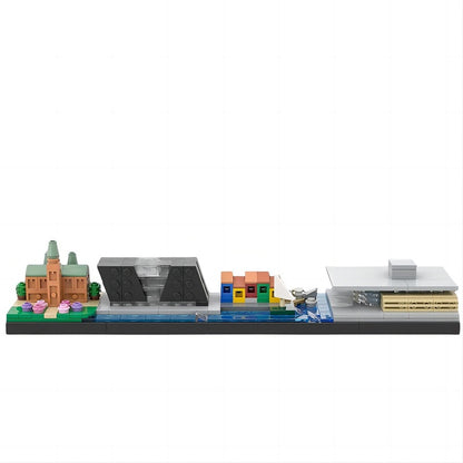 Copenhagen City Skyline MOC Building Kit | Landmark Architecture Model - 3