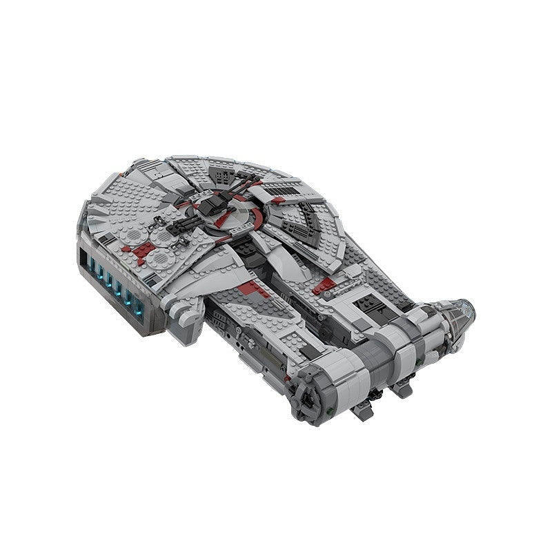 Corellian-Style Light Freighter MOC Spaceship Building Kit - 4