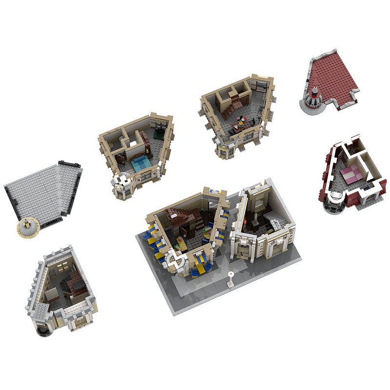 Corner Alley MOC Building Kit | Urban Street Architecture Model - 6