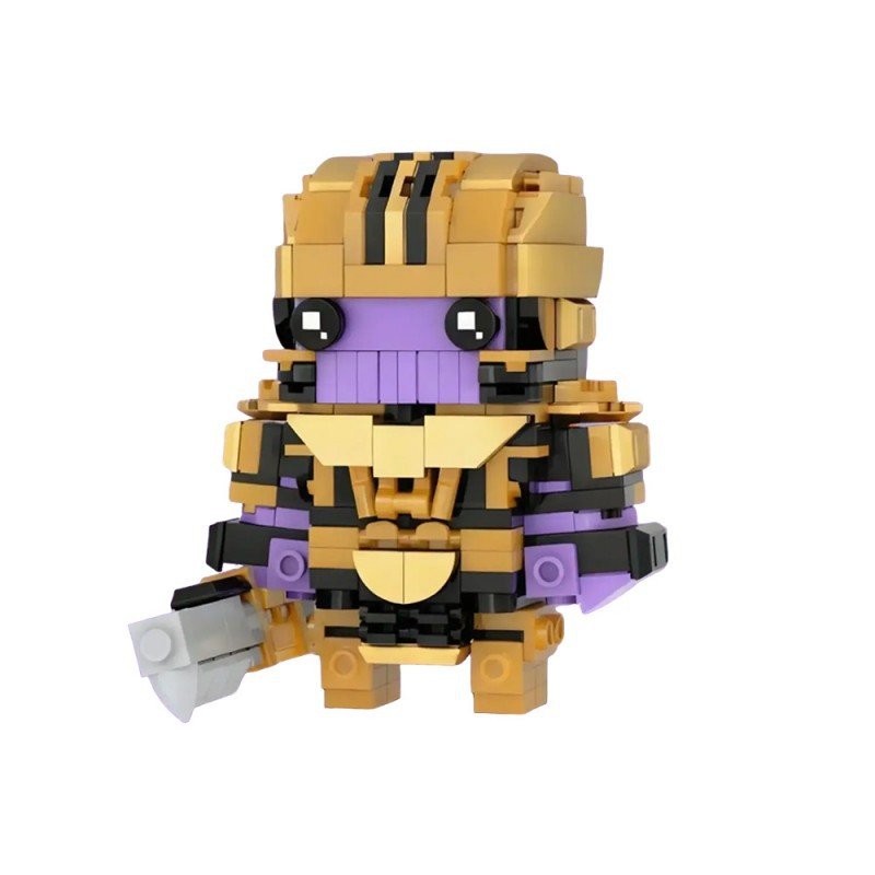 Cosmic Titan Villain Brickheadz MOC Kit | Compatible Chibi Build Model - 1