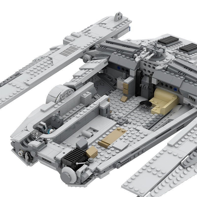 Covert Galactic Space Haulcraft Building Kit | LEGO-Compatible MOC - 3