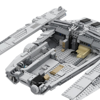 Covert Galactic Space Haulcraft Building Kit | LEGO-Compatible MOC - 3