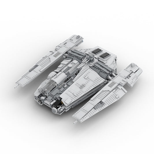 Covert Galactic Space Haulcraft Building Kit | LEGO-Compatible MOC - 5
