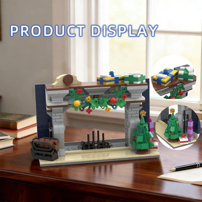 Cozy Fireplace Smartphone Holder Building Kit | LEGO-Compatible MOC - 6