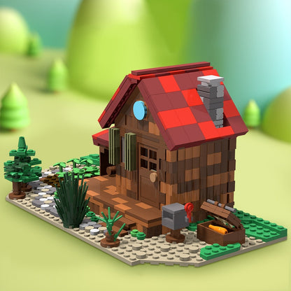 Cozy Pixel Farmhouse Building Kit | LEGO-Compatible MOC - 2