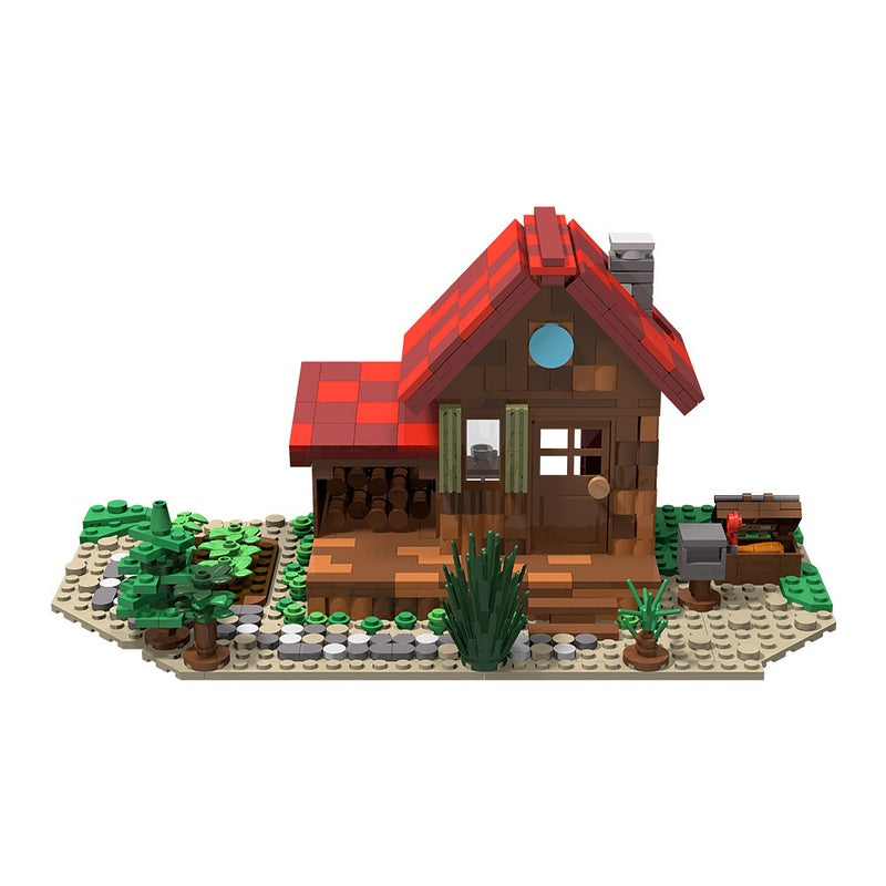 Cozy Pixel Farmhouse Building Kit | LEGO-Compatible MOC - 3