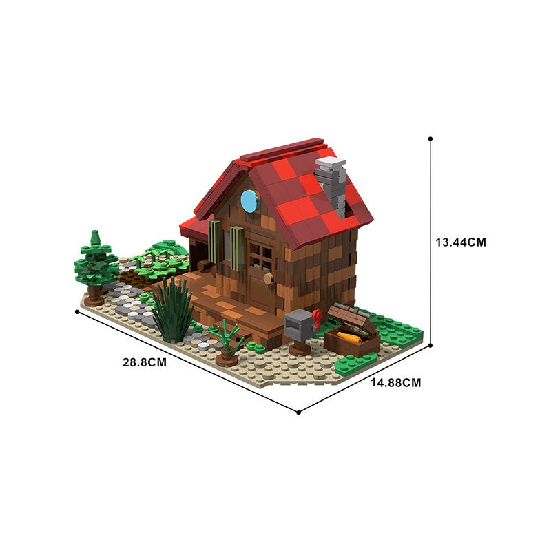Cozy Pixel Farmhouse Building Kit | LEGO-Compatible MOC - 4