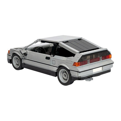 CR-X Compact Sport Hatchback MOC Building Kit | Vintage Vehicle Model - 3
