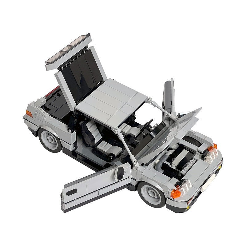 CR-X Compact Sport Hatchback MOC Building Kit | Vintage Vehicle Model - 4