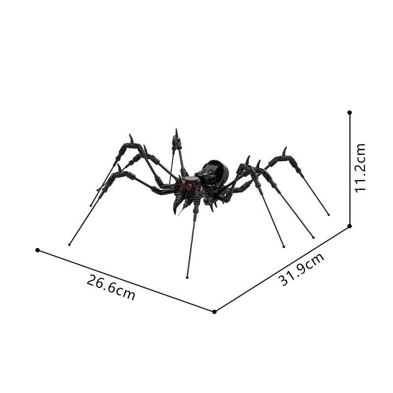 Creepy Giant Spider MOC Animal Model Building Kit | Fantasy Creature - 4