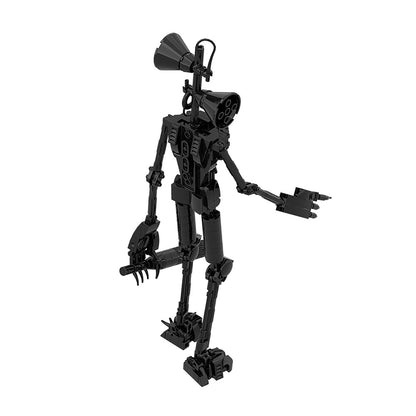 creepy tall Siren monster character building set - 5