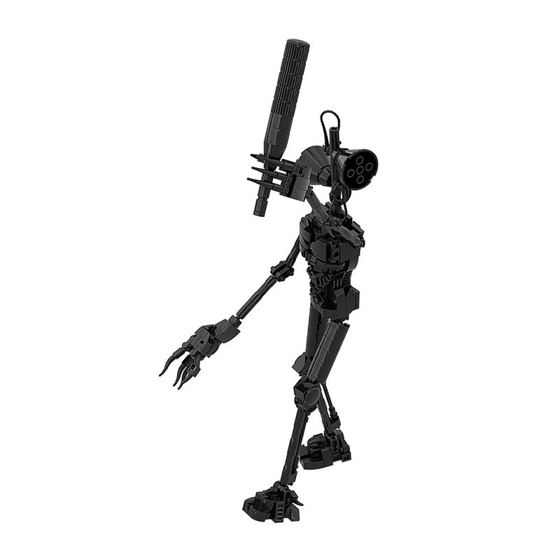 Creepy Tall Siren Monster MOC Character Building Kit - 3