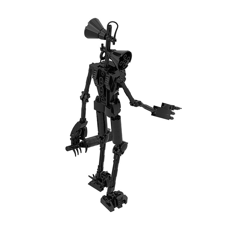 Creepy Tall Siren Monster MOC Character Building Kit - 5