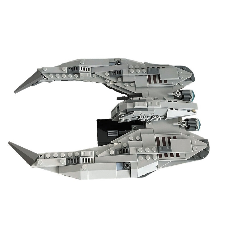 Crescent-Wing Autonomous Space Fighter MOC Building Kit - 4
