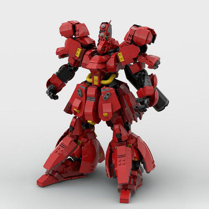 Crimson Heavy Armor Assault Mecha MOC Building Kit - 1