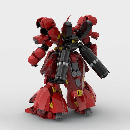 Crimson Heavy Armor Assault Mecha MOC Building Kit - 4