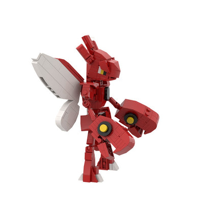 Crimson Pincer Mantis Building Kit | LEGO-Compatible MOC - 2