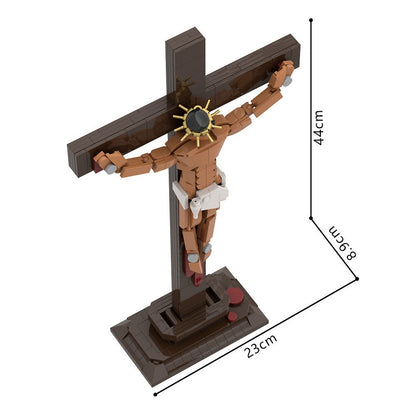 Cross Jesus MOC Building Kit | Easter Symbol Display Model - 5