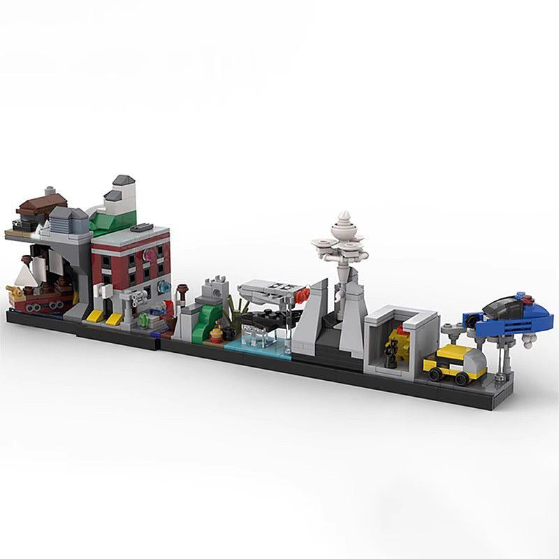 Cults Of The 80s Skyline MOC Retro City Architecture Building Kit - 3