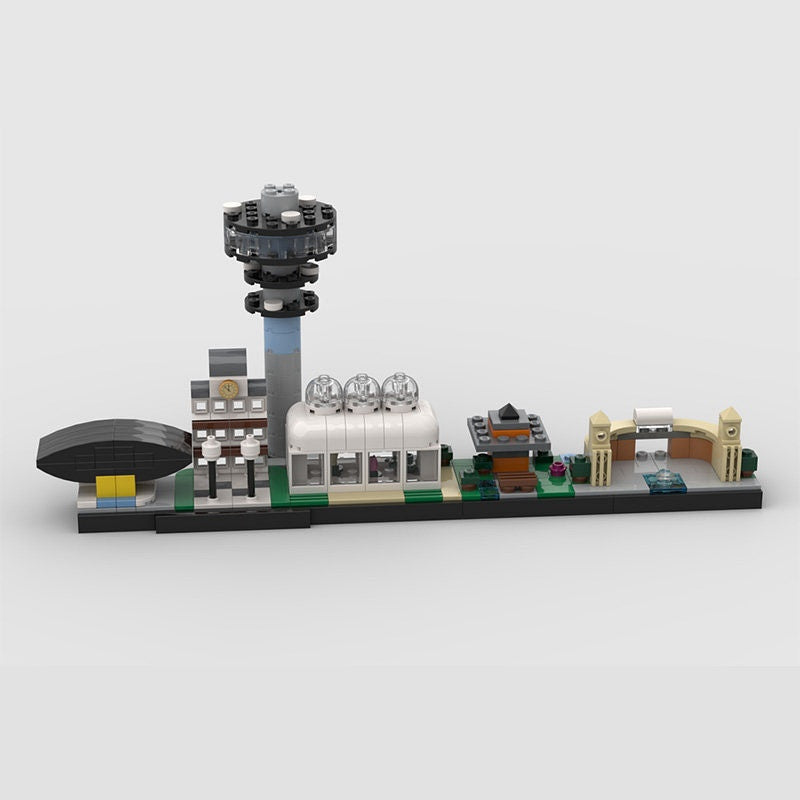 Curitiba Skyline Brazil City Building Kit | LEGO-Compatible MOC - 2