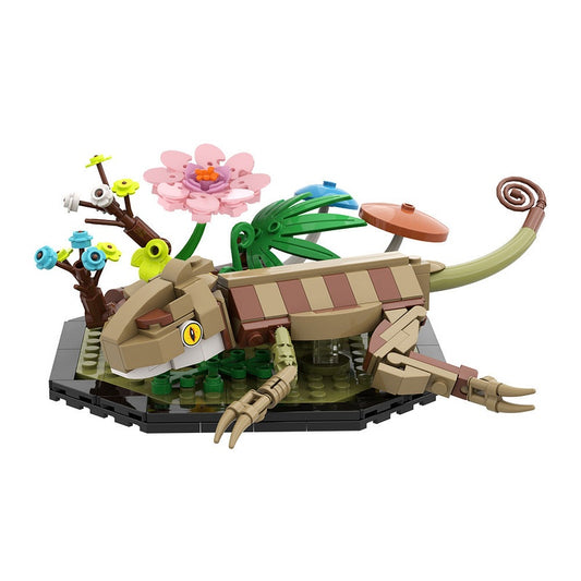 Curly-tailed Sand Lizard MOC Building Kit | Reptile Animal Model - 1