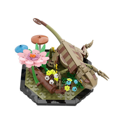 Curly-tailed Sand Lizard MOC Building Kit | Reptile Animal Model - 5