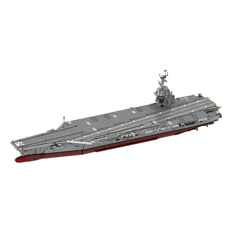 CVN-78 Aircraft Carrier MOC Building Kit | Modern Warship Model - 1