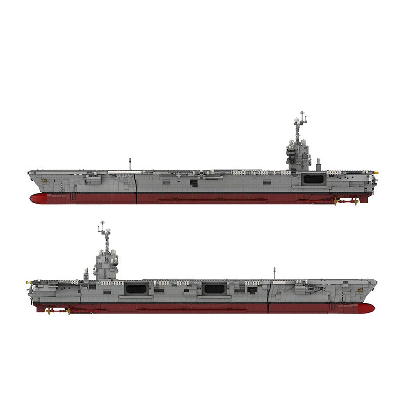 CVN-78 Gerald R. Ford Aircraft Carrier Building Kit | LEGO-Compatible MOC - 2
