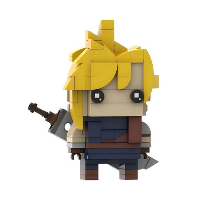 Cyber RPG Hero BrickHeadz Building Kit | LEGO-Compatible MOC - 11