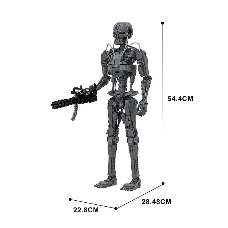 Cybernetic Endoskeleton Robot MOC Building Kit - 4