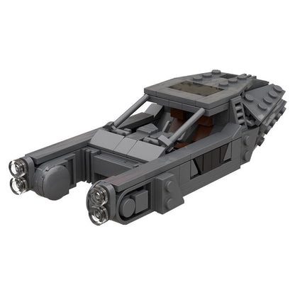 Cyberpunk Flying Car Spinner Building Kit | LEGO-Compatible MOC - 1