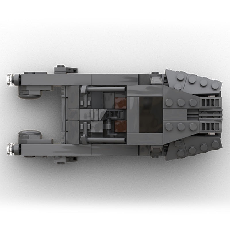 Cyberpunk Flying Car Spinner Building Kit | LEGO-Compatible MOC - 3