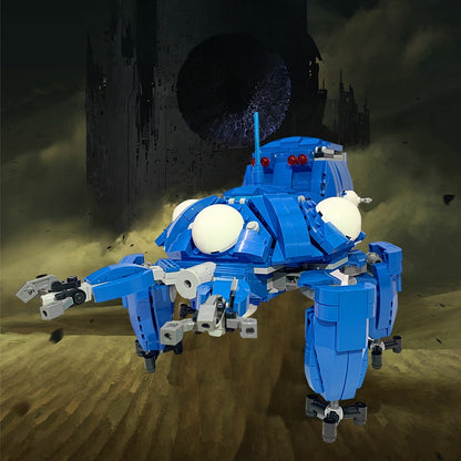 Cyberpunk Spider Drone Mecha AI Walking Tank Building Kit | LEGO-Compatible MOC - 2