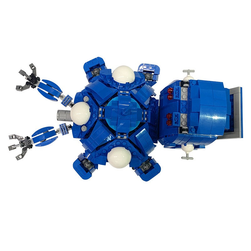 Cyberpunk Spider Drone Mecha AI Walking Tank Building Kit | LEGO-Compatible MOC - 3