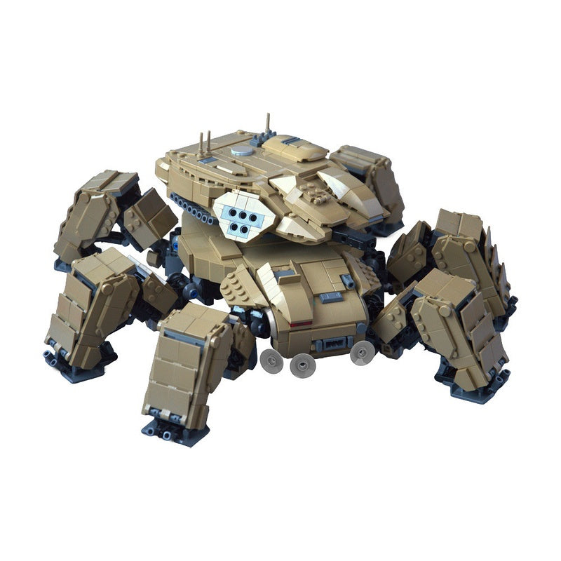 Cyberpunk Spider Tank Combat Mech Building Kit | LEGO-Compatible MOC - 2