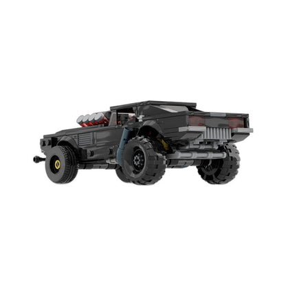 Cyberpunk V8 Muscle Car MOC Building Kit | Futuristic Vehicle Model - 4