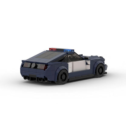 Cybertron Interceptor Police Car Building Kit | LEGO-Compatible MOC - 4