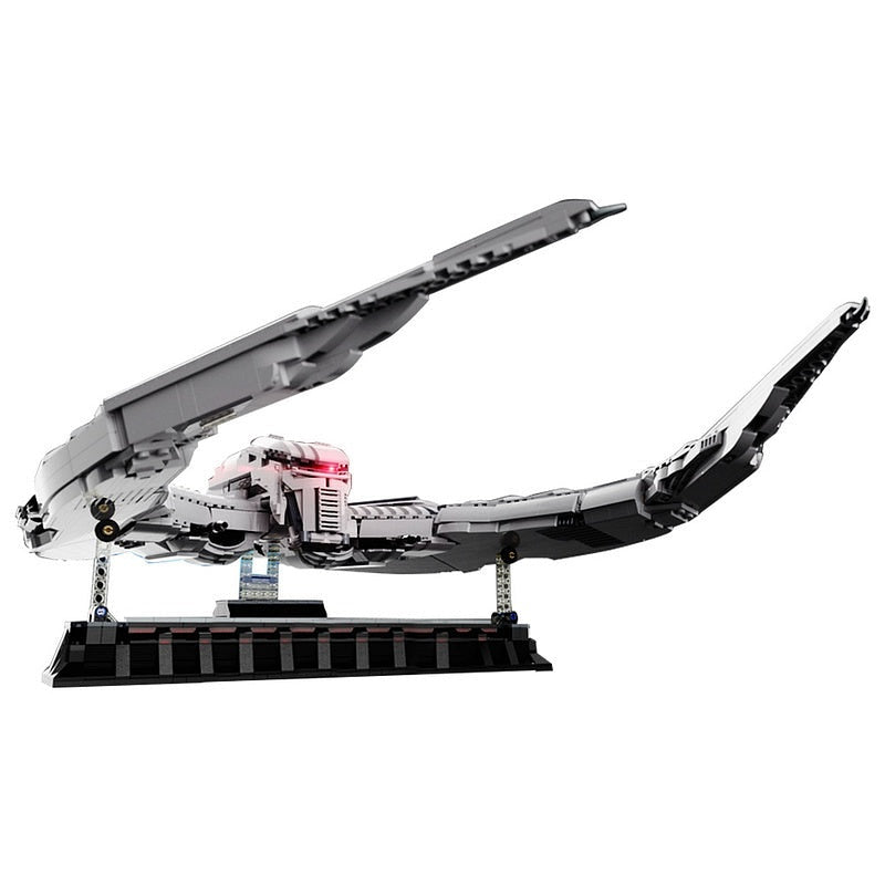 Cylon Fighter MOC Sci-Fi Starfighter Spacecraft Building Kit - 1