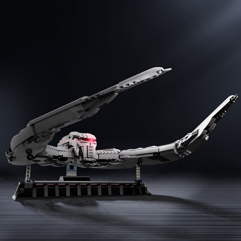 Cylon Fighter MOC Sci-Fi Starfighter Spacecraft Building Kit - 2