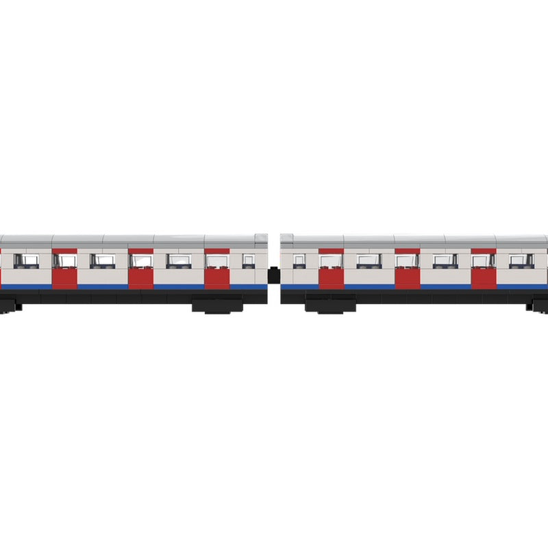 D78 Stock Urban Metro Passenger Train MOC Building Kit - 2