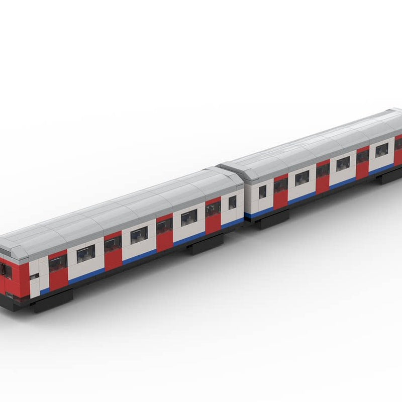 D78 Stock Urban Metro Passenger Train MOC Building Kit - 3