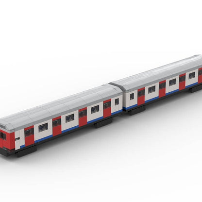 D78 Stock Urban Metro Passenger Train MOC Building Kit - 3