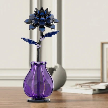 Dahlia Flower MOC Building Kit | Botanical Floral Display Model - 3