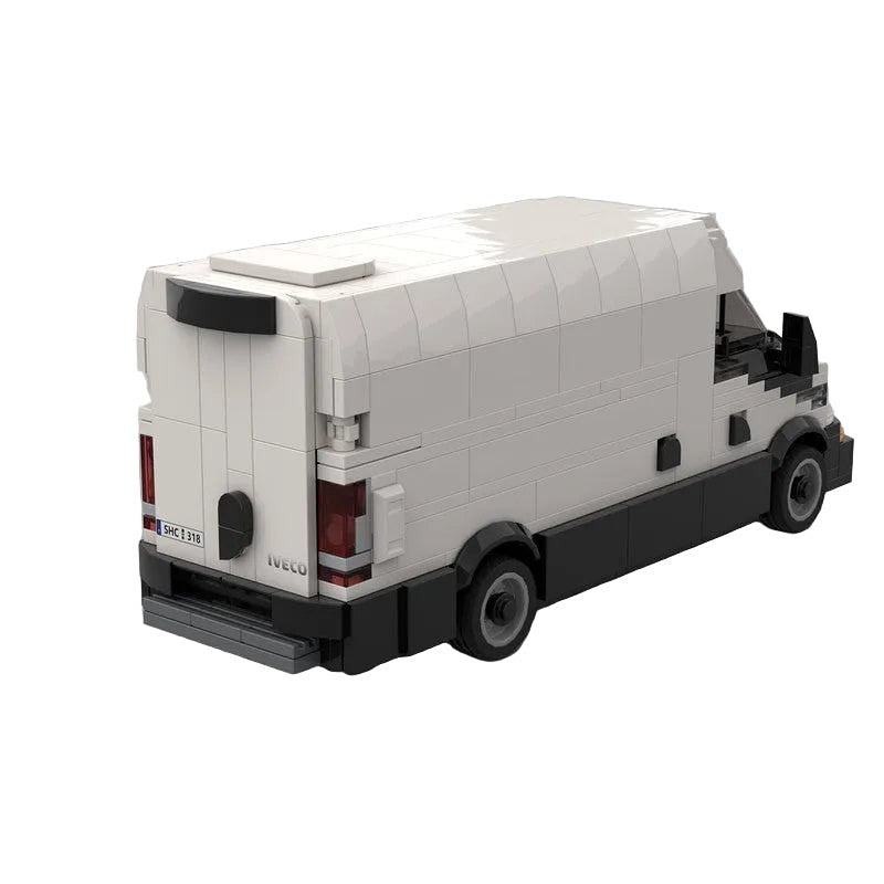 Daily Van MOC Building Kit | Realistic Compact Vehicle Model - 2