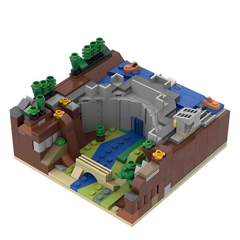 Dam Diorama MOC Building Kit | Engineering Architecture Model - 3